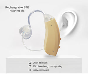 WiderSound® R80 - BTE DIGITAL Rechargeable Hearing Aids - No refunds on sale items